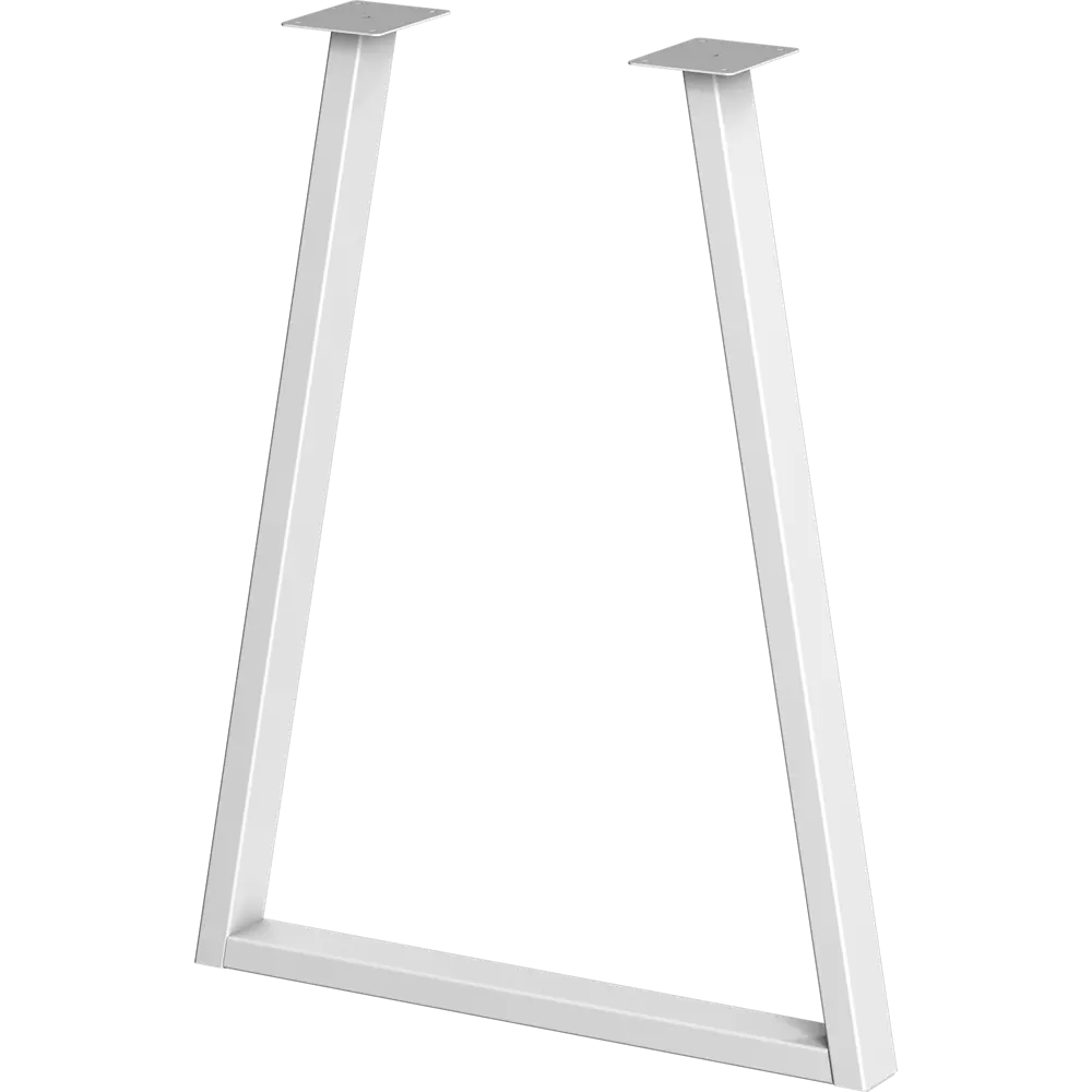 Подстолье для обеденного и письменного стола 71 см сталь цвет белый глянцевый DUCKANDDOG STLM-2185994