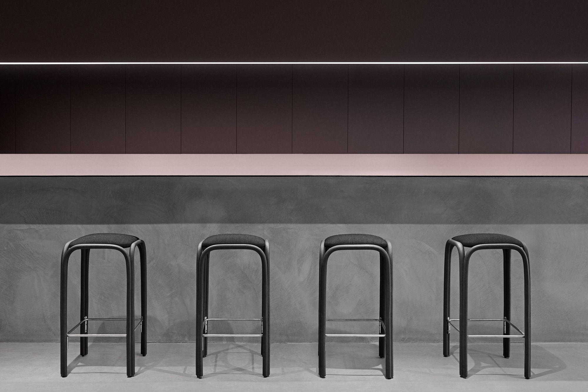 Высокий стул из ротанга с мягким сиденьем EXPORMIM Fontal ARCH-00009684 - Вид №3