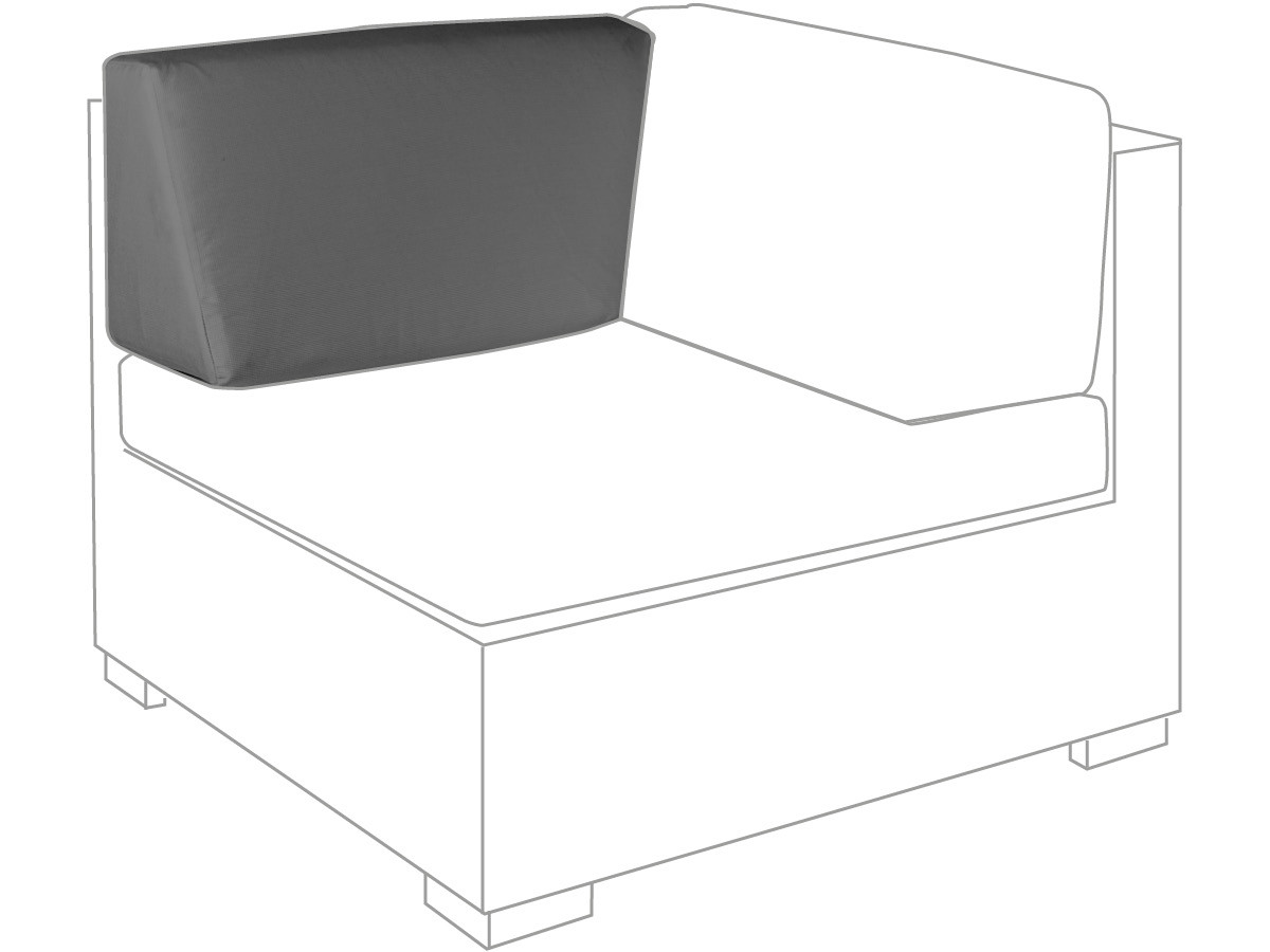 10.00.1416 Угловой модуль, боковая подушка слева, наружный гранит Mbm LONG ISLAND