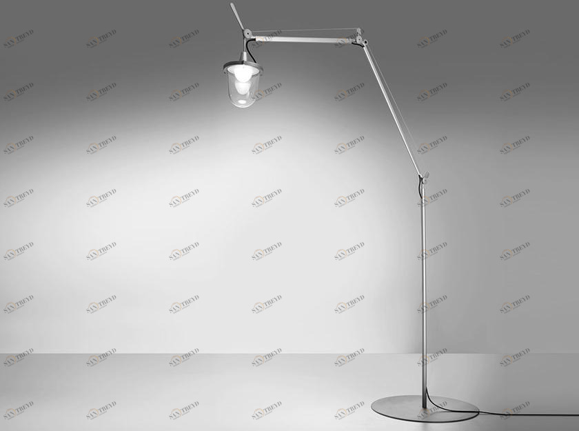 Artemide Регулируемый светодиодный торшер для улицы из алюминия Tolomeo sun-id-1460343
