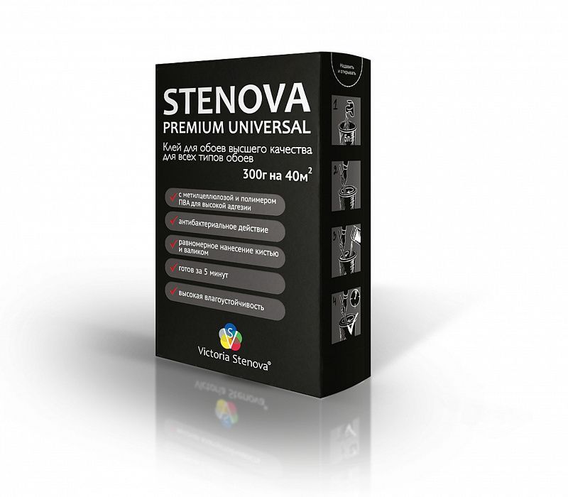 Victoria Stenova 88300/063803975 Клей обойный STENOVA Premium Universal  - Вид №7