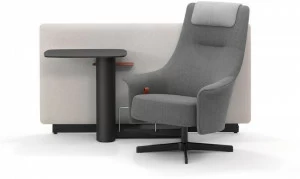 BENE Регулируемое по высоте рабочее место с разделительными панелями Ports