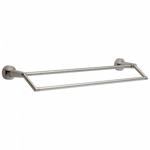 77125-SS 24-дюймовый двойной полотенцесушитель Delta Faucet Compel Нержавеющая сталь