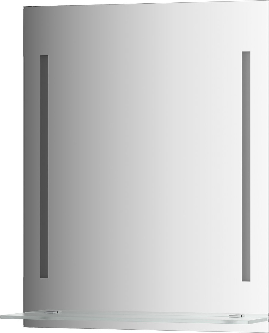 BY 2162 Зеркало с полочкой 60 cm с 2-мя встроенными LED-светильниками 11 W EVOFORM Ledline-S