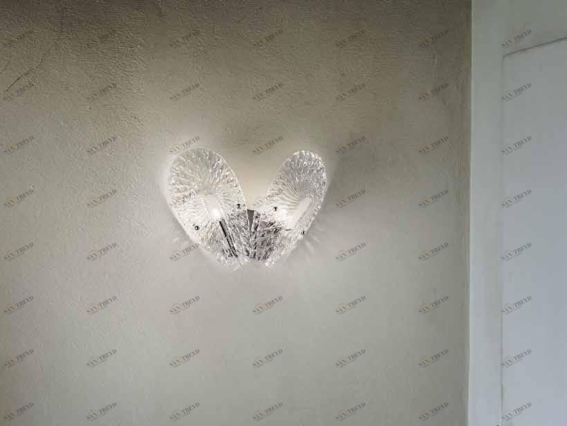 Sylcom Настенный светильник из стекла Gabbiano 492