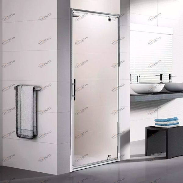 Двери в нишу 102 см LUNES G Novellini LUNES с серебристым профилем LUNESG961B