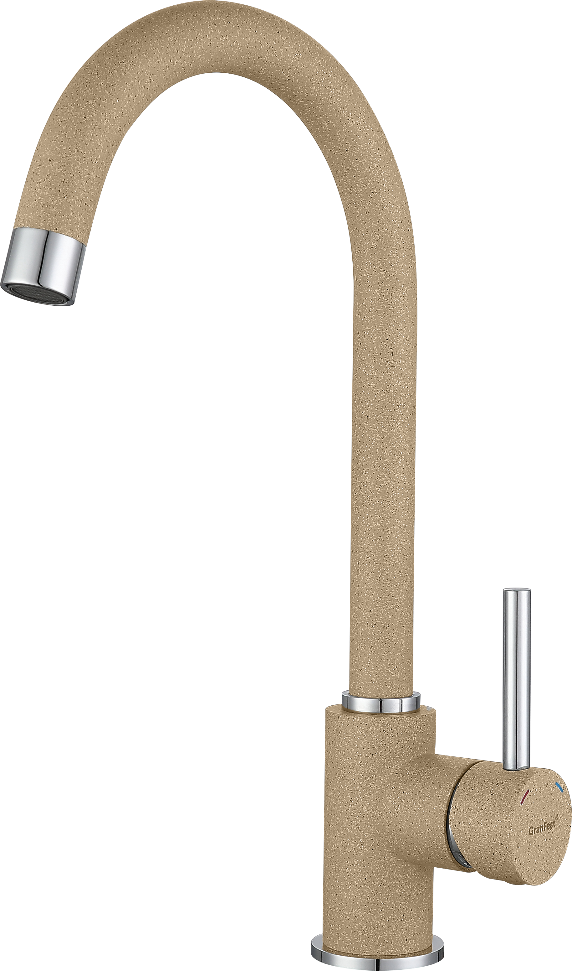 Кухонный смеситель 3650 песочный GranFest 