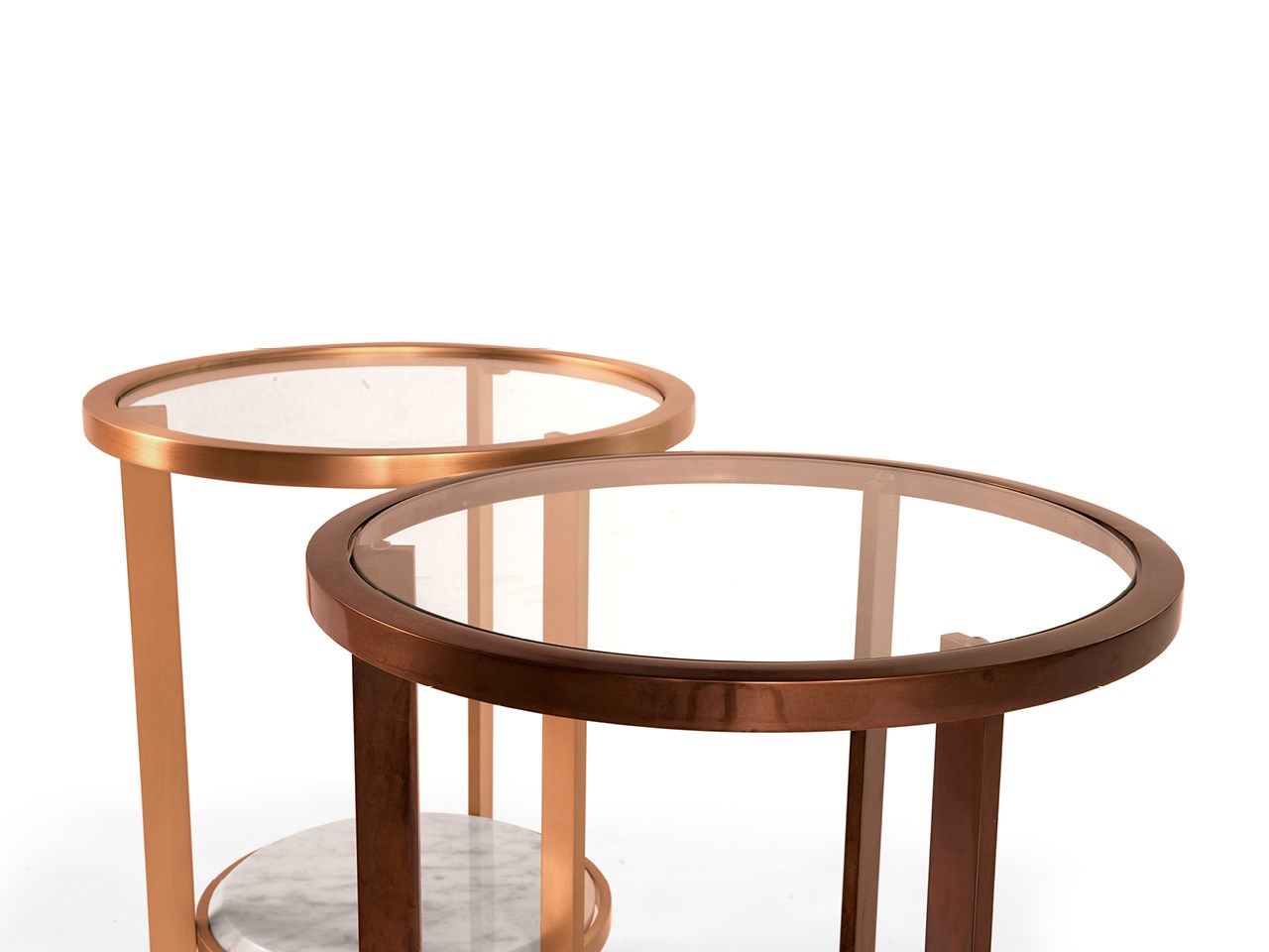 Круглый Хрустальный журнальный столик Borzalino PAUL ARCH-00016429 - Вид №5