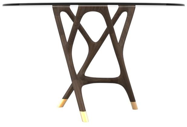 Morelato Круглый стеклянный стол Joyce 5705/f - Вид №1