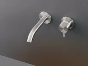 Ceadesign Смеситель для умывальника настенный из нержавеющей стали на 2 отверстия Milo360 Mil 141