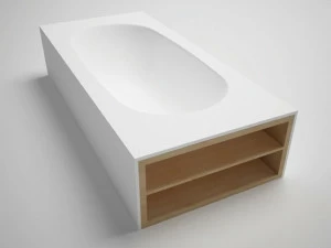 Blu Bathworks® Отдельностоящая ванна синего цвета ∙ stone ™ Amanpuri Bt6800