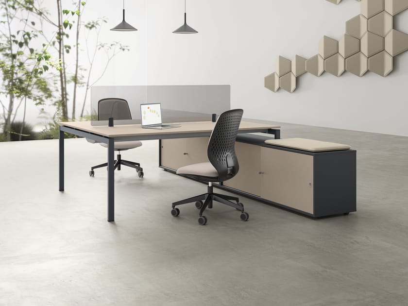 Секционная рабочая станция из меламина и металла DVO DV802 ARCH-00048916