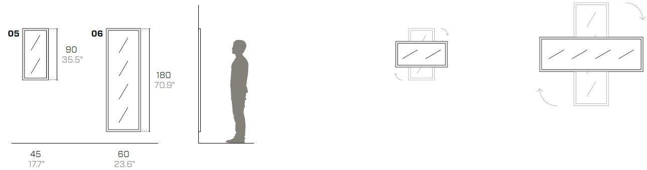 Fantin Зеркало настенное прямоугольное в раме Frame sun-id-1474331 - Вид №4