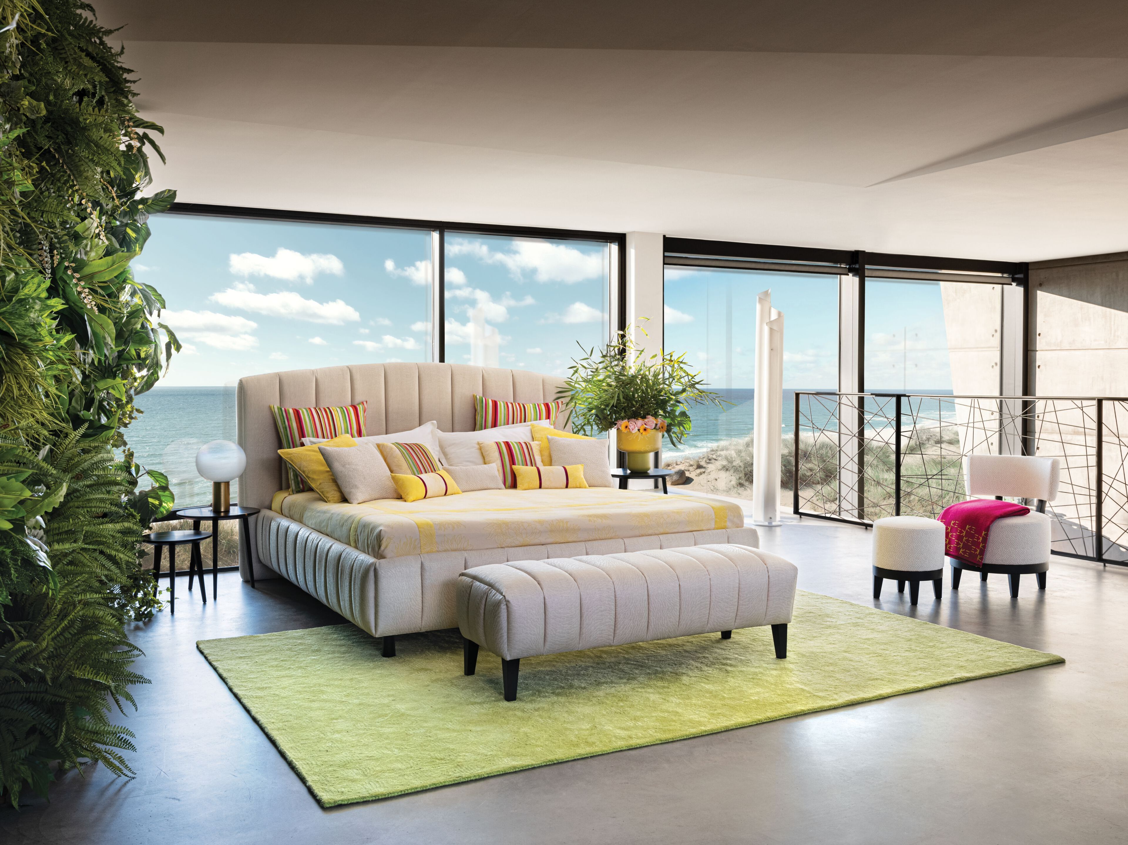 Квадратная подушка из ткани с цветочным рисунком K-3 Hana Pop ARCH-00029151 - Вид №5