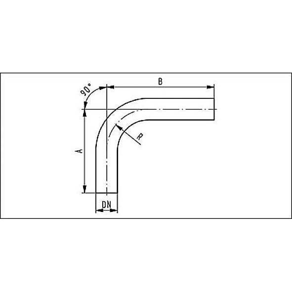 6900318 SANHA 9003 пресс-фит. нерж.сталь, отвод 90° НПр-НПр 18 мм  - Вид №1