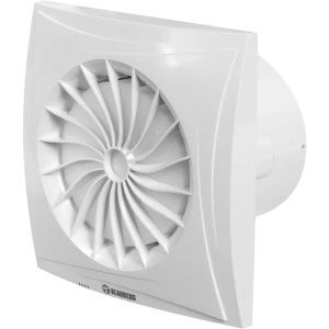 Вентилятор осевой вытяжной Blauberg D100 мм 25 дБ 97 м³/ч обратный клапан цвет белый