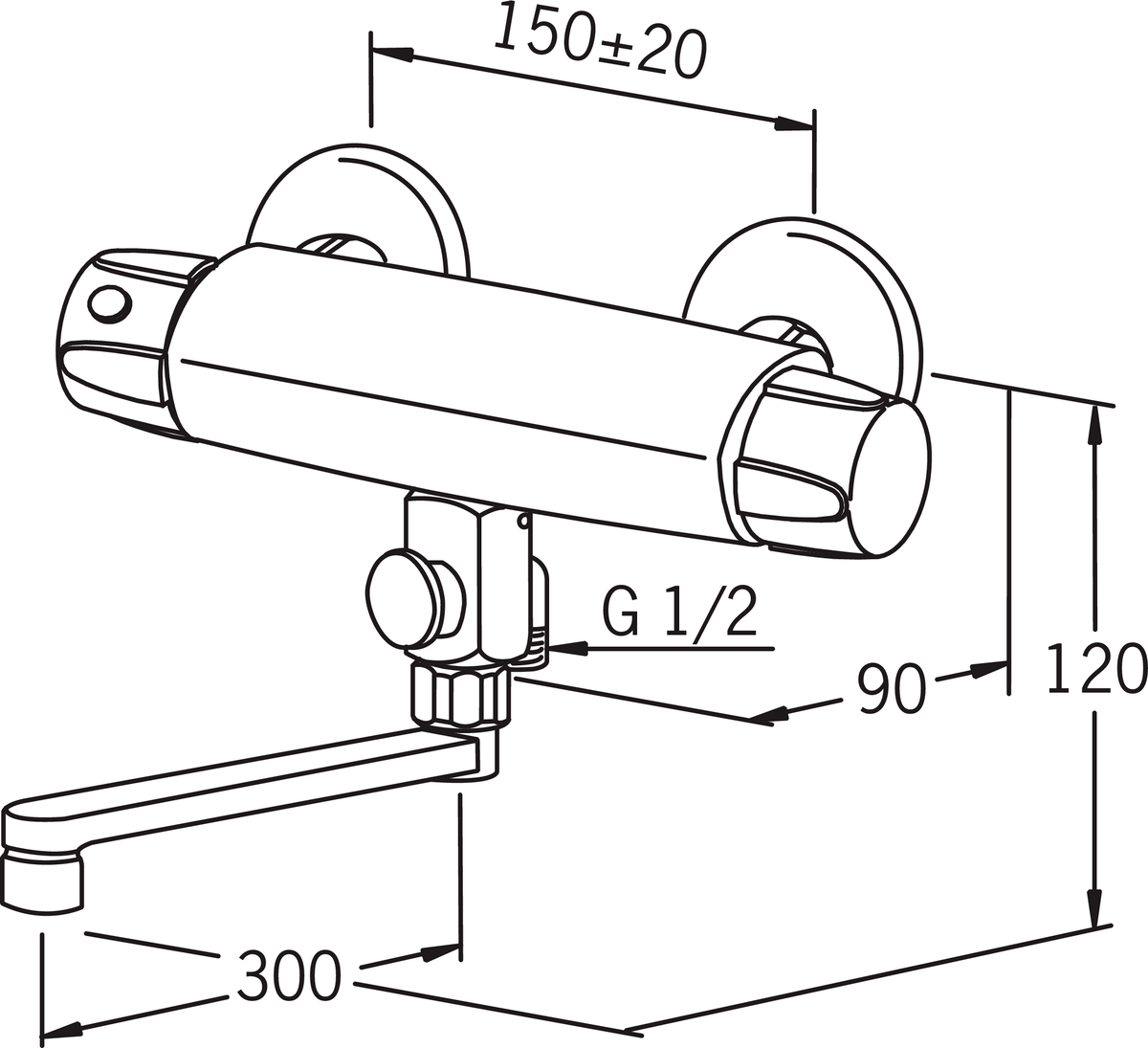 Oras 7447X Смеситель для душа 7447X Nova Хром  - Вид №3