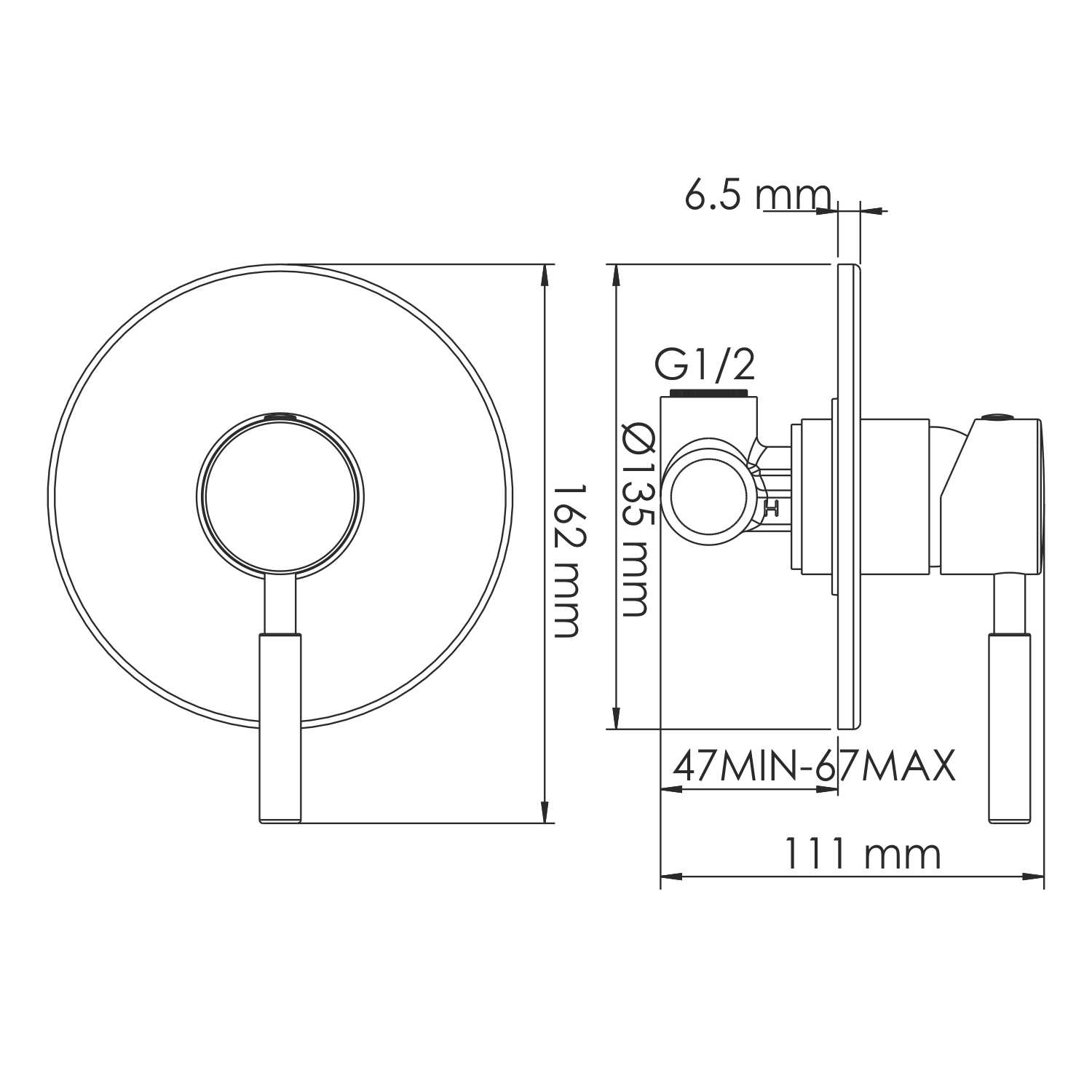 4151 Main Смеситель для душа WasserKRAFT Main 4100  - Вид №2