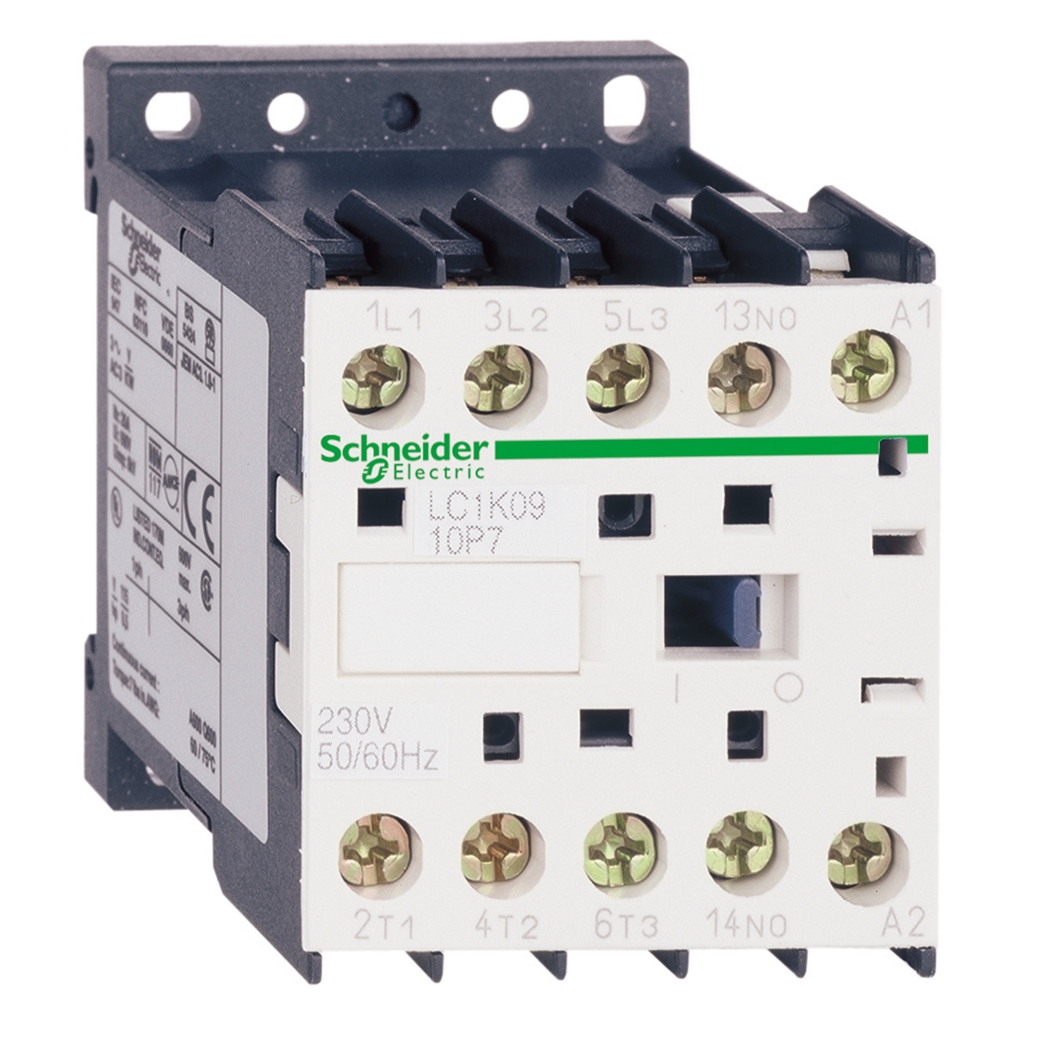 LC1K0601M7 Контактор LC1K 3P 6А 400/220В AC 2.2кВт Schneider Electric TeSys 