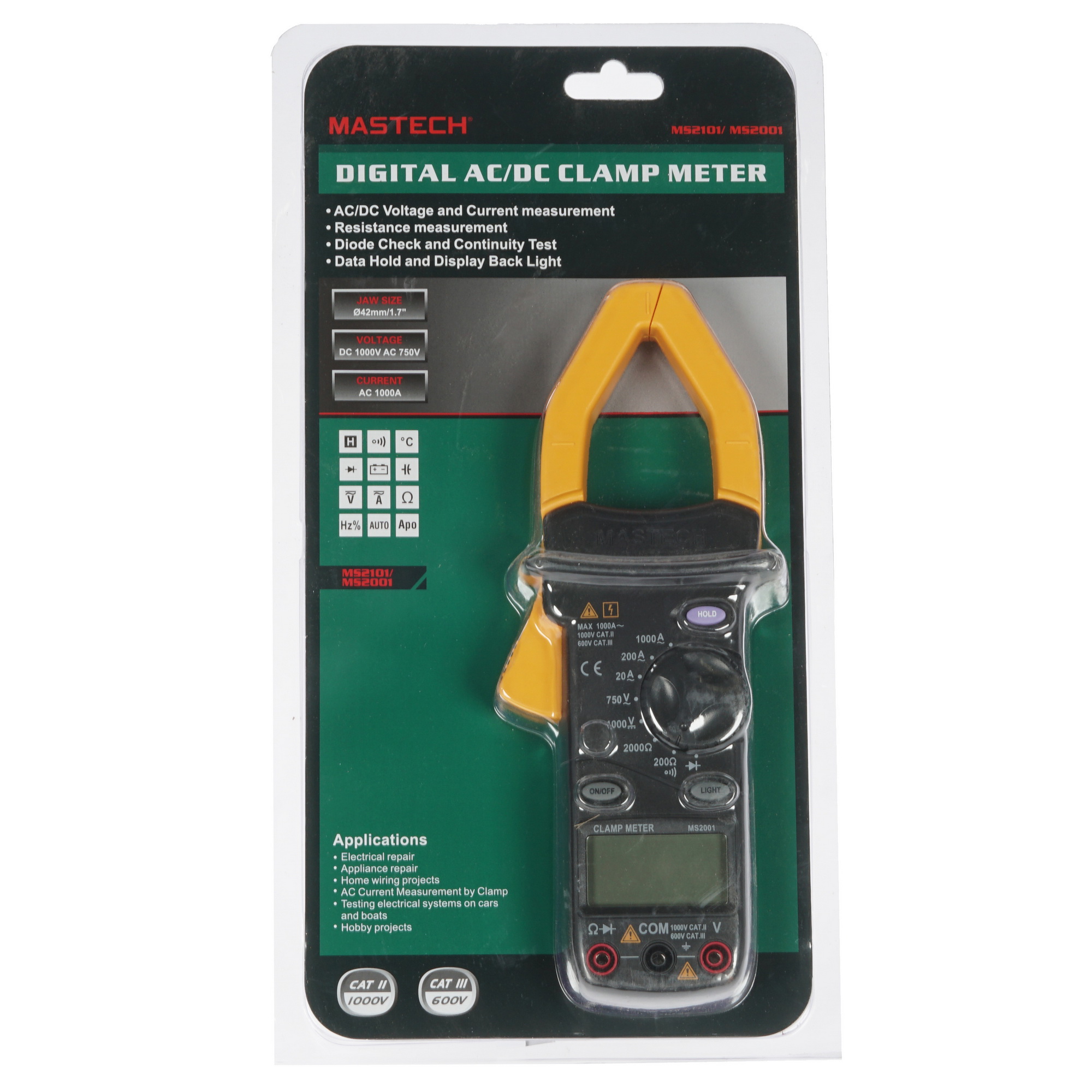 Клещи токоизмерительные Mastech MS2001 1128042 STDN-0068939 - Вид №5