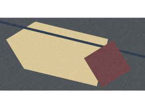 Узорчатый прямоугольный коврик для ванной комнаты