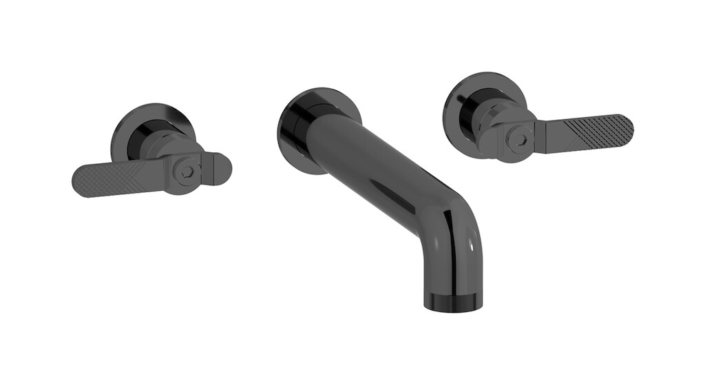 Смеситель встроенный для раковины WE ARE IB b2306cf Black Chrome Bold