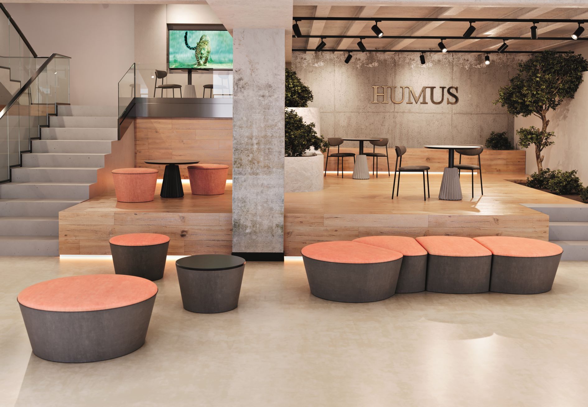 Пуф Sedex вишня ARCH-00034528 - Вид №3