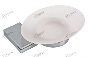 Мыльница стеклянная Novaservis Metalia 9 0936.0 хром 09360