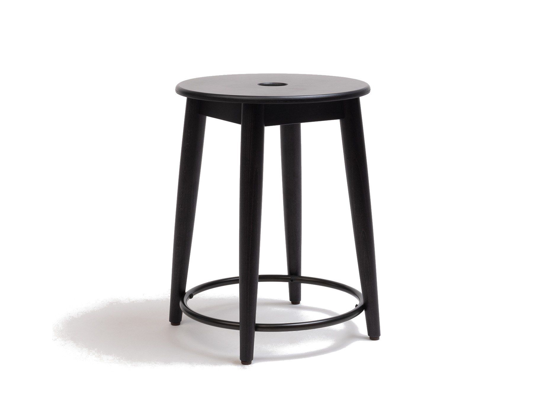 Деревянный низкий стул с подставкой для ног ONDARRETA ARCH-00132482