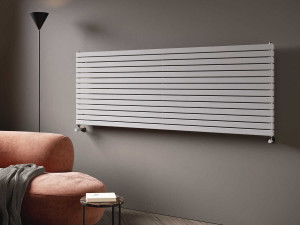 Стальной модульный горизонтальный мебельный радиатор