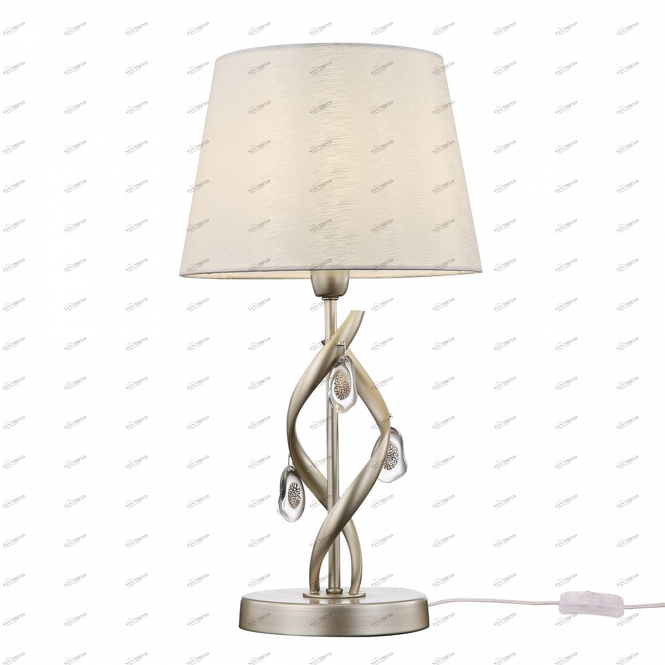 Лампа настольная кремовая Monique FR2001TL-01G FREYA CLASSIC 00-3957287 Бежевый;золото