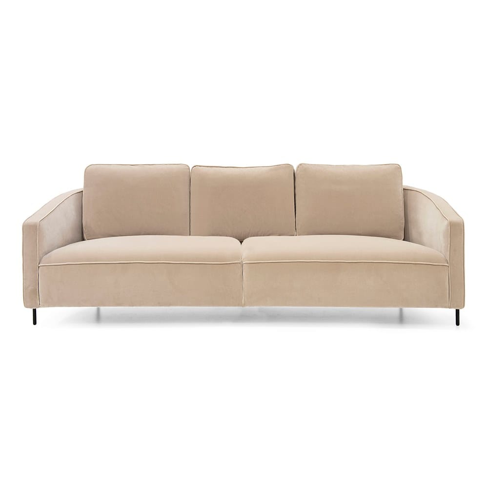 3-местный бархатный диван Formitalia ARCH-00044804 - Вид №1