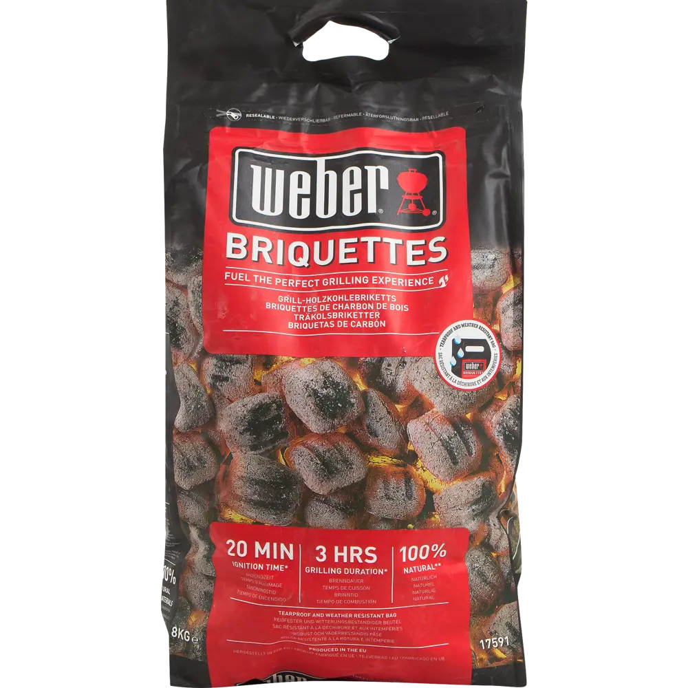 Брикеты топливные Weber уголь 8 кг STLM-2004851