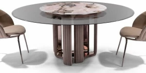 Visionnaire Круглый обеденный стол из стекла Kylo