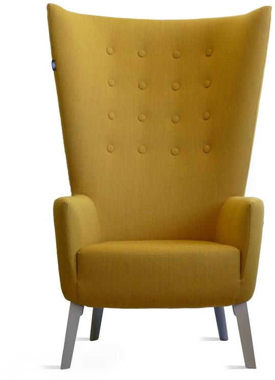 Deadgood Стеганое кресло с подлокотниками из ткани с подлокотниками Lovedup L3 - Вид №2