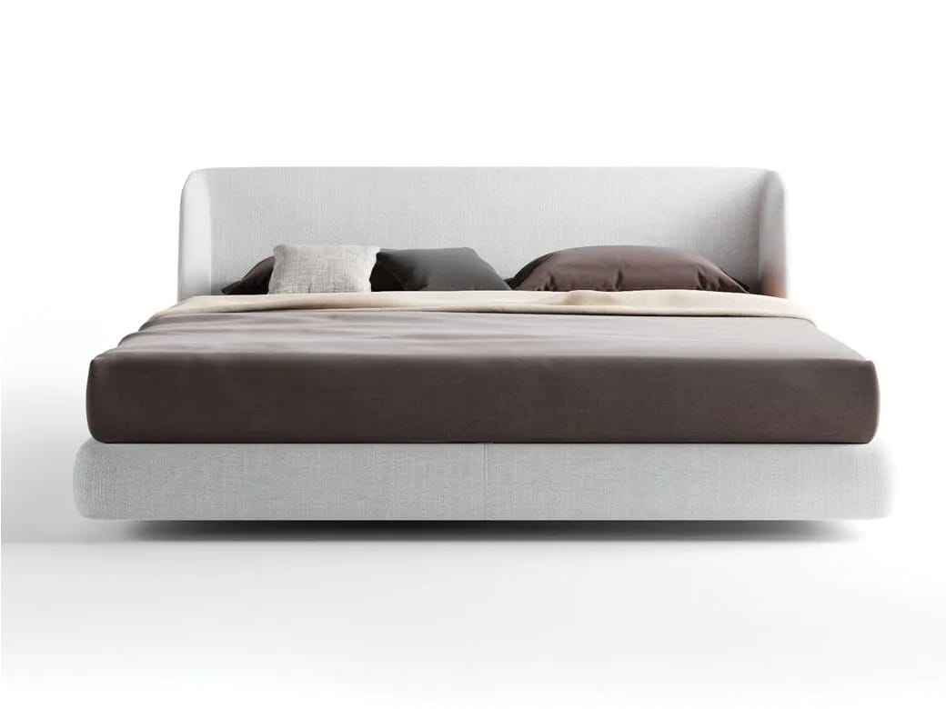 Двуспальная кровать из ткани с мягким изголовьем MisuraEmme VIRGIN ARCH-00033478 - Вид №1