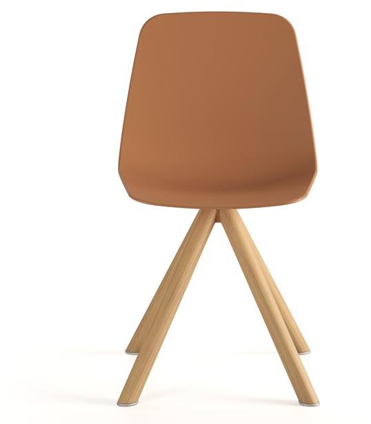 Viccarbe Вращающееся кресло из полипропилена Maarten plastic sun-id-1439557 - Вид №1