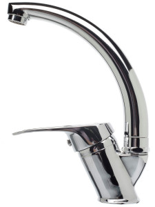 Смеситель для кухни Navako Wave хром NAVAKO