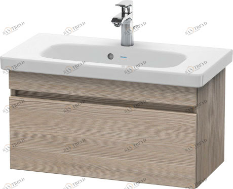 DS639903131 Тумбочка подвесная компакт DuraStyle #DS6399 730 x 368 мм Сосна серебристая, декор Duravit