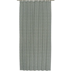 Штора на ленте 145х260 см лён цвет бирюзовый