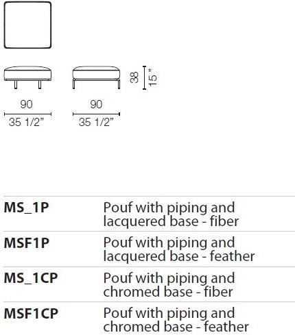 Cappellini Модульный диван со съемным чехлом Cap martin sunset sun-id-1481294 - Вид №29