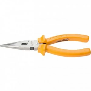 Длинногубцы прямые Classic 160 мм шлифованные пластмассовые рукоятки SPARTA