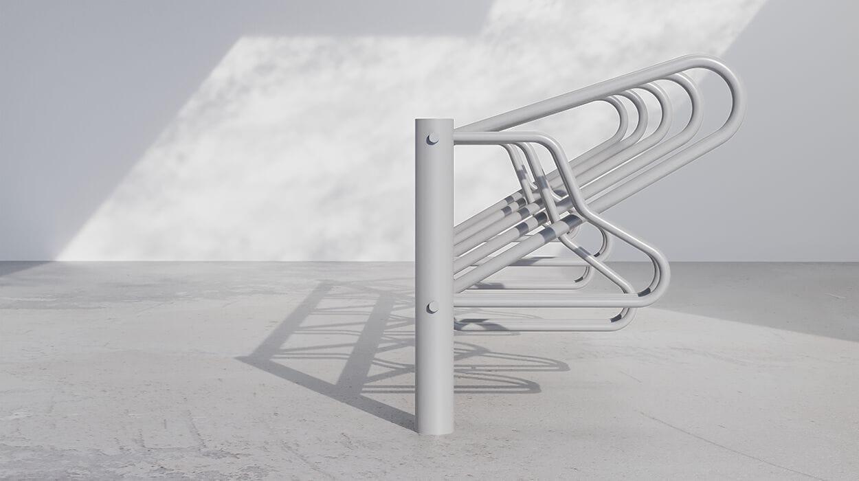 Стойка для велосипедов из оцинкованной стали DIMCAR MILANO ARCH-00045486 - Вид №1