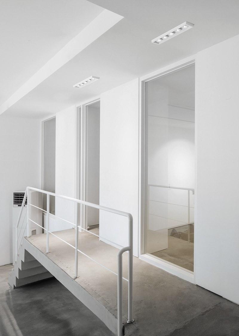 Tecnico Полувстраиваемый точечный светильник прямоугольной формы из гипса  T235 - t236  - Вид №3