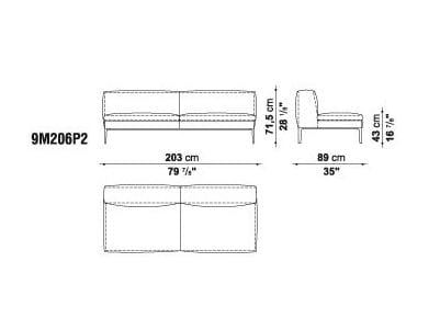 Угловой диван из ткани B&B Italia Michel ARCH-00050009 - Вид №28