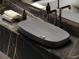 Керамическая овальная столешница