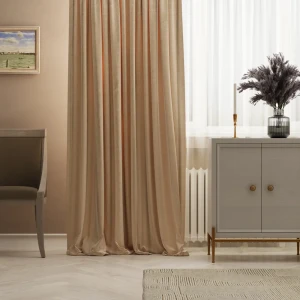 Штора на ленте Inspire Isin 160x280 см цвет желтый 83562034 STLM-2102549