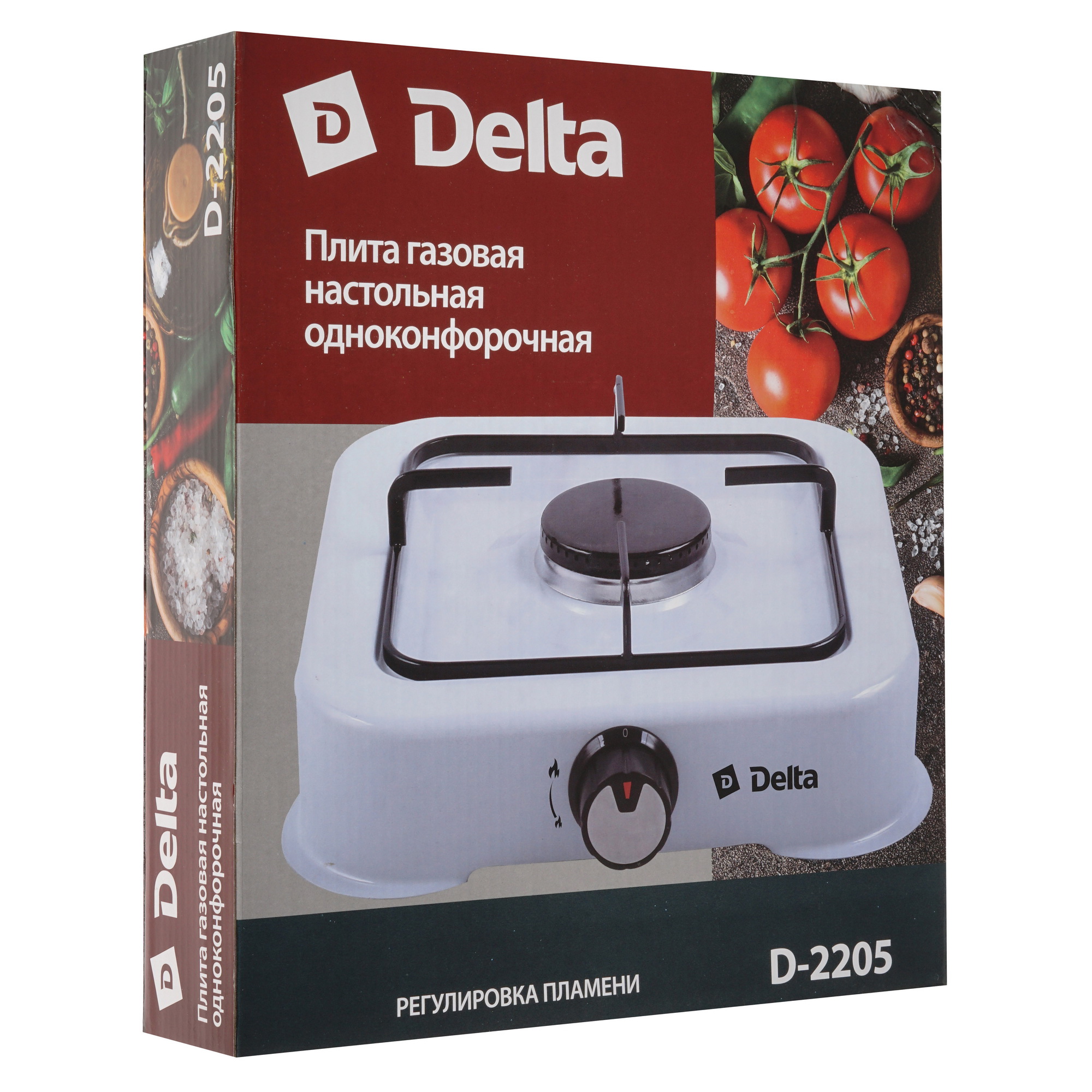 5349429 Газовая плитка DELTA D-2205 белый STDN-0142898 - Вид №5