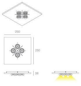 Milan Iluminacion Пмма светодиодный потолочный светильник Polifemo sun-id-1402498 - Вид №3