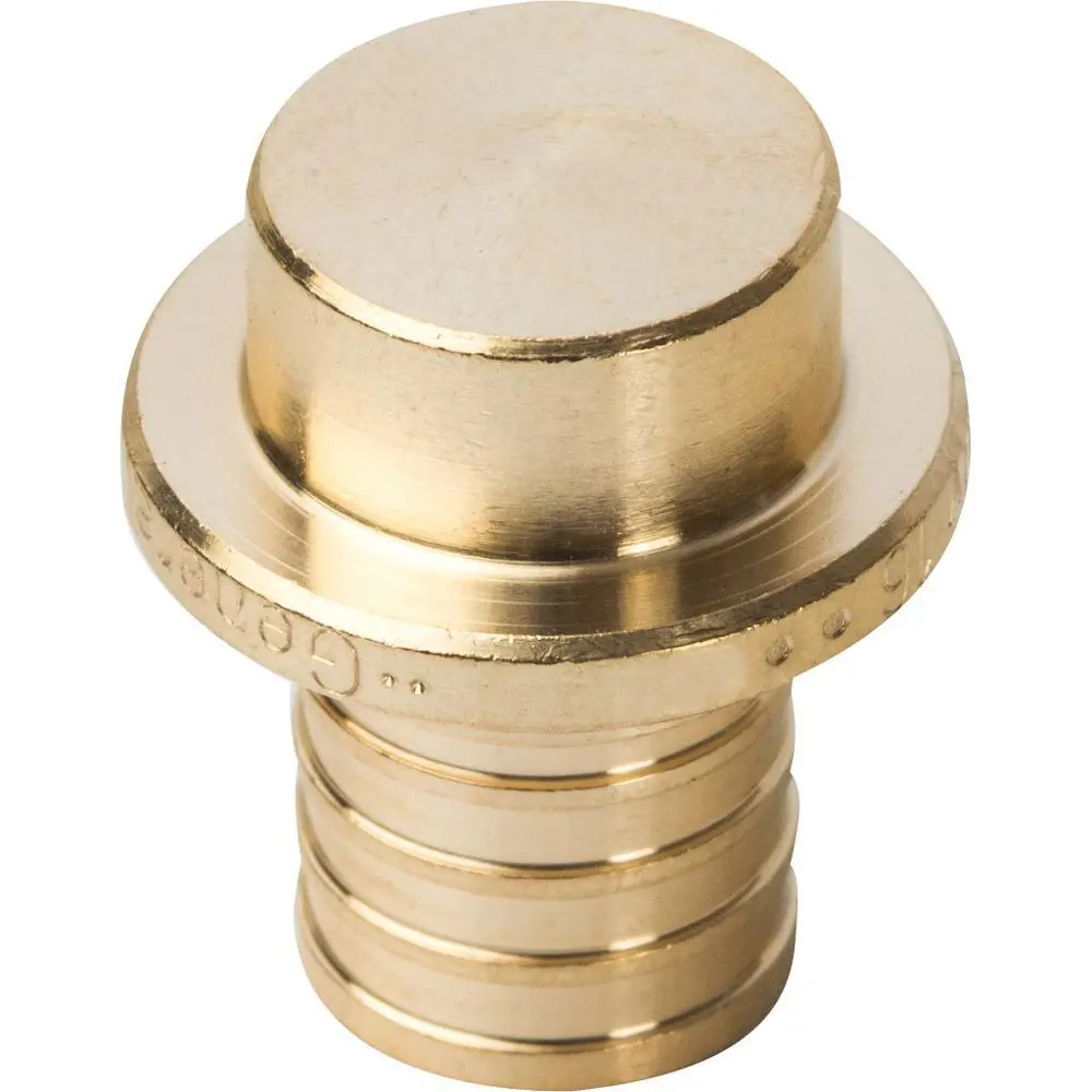 Заглушка аксиальная STOUT для труб PEX 16 мм никелированная латунь 83671408 STLM-0043294 - Вид №2